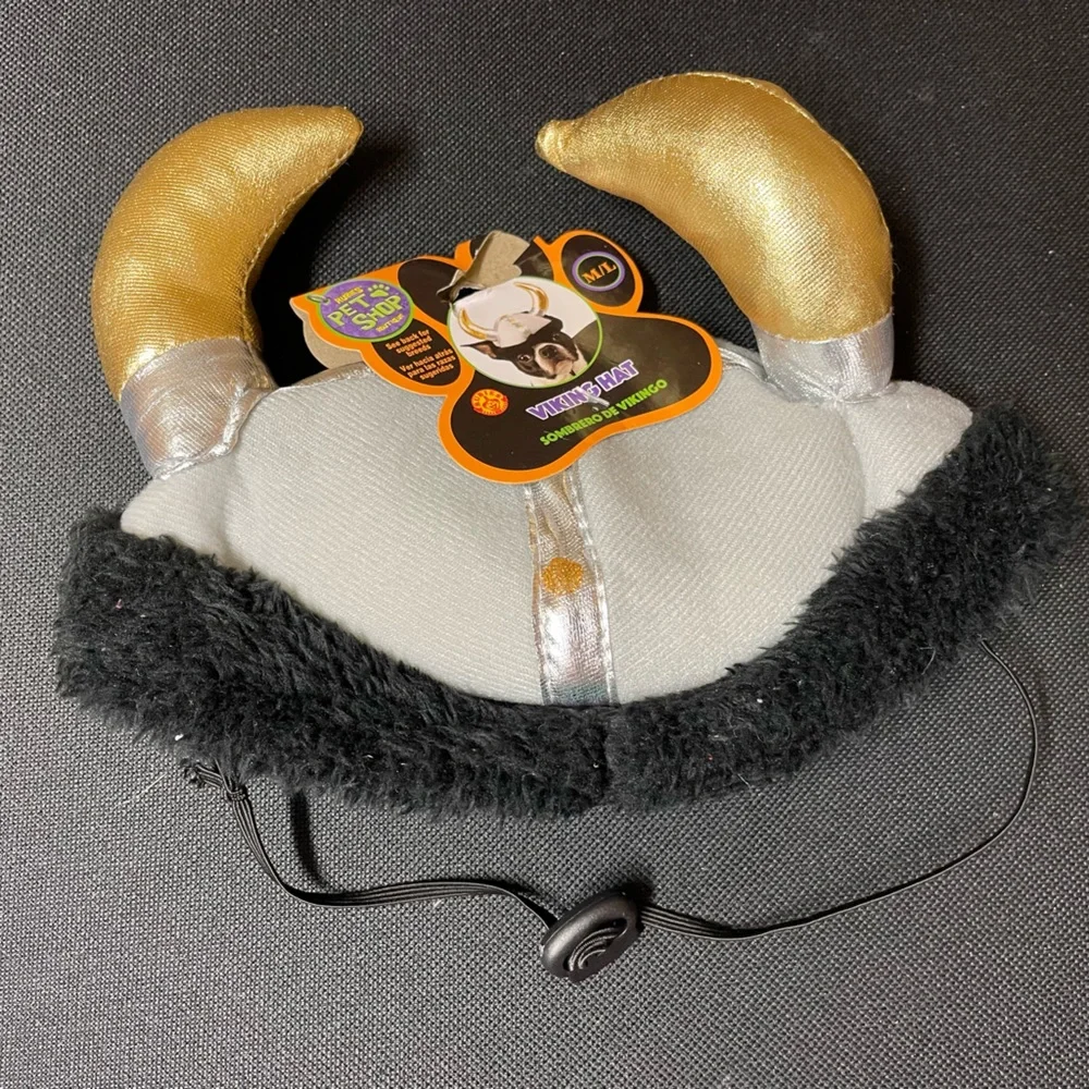 Dog outfit Viking hat